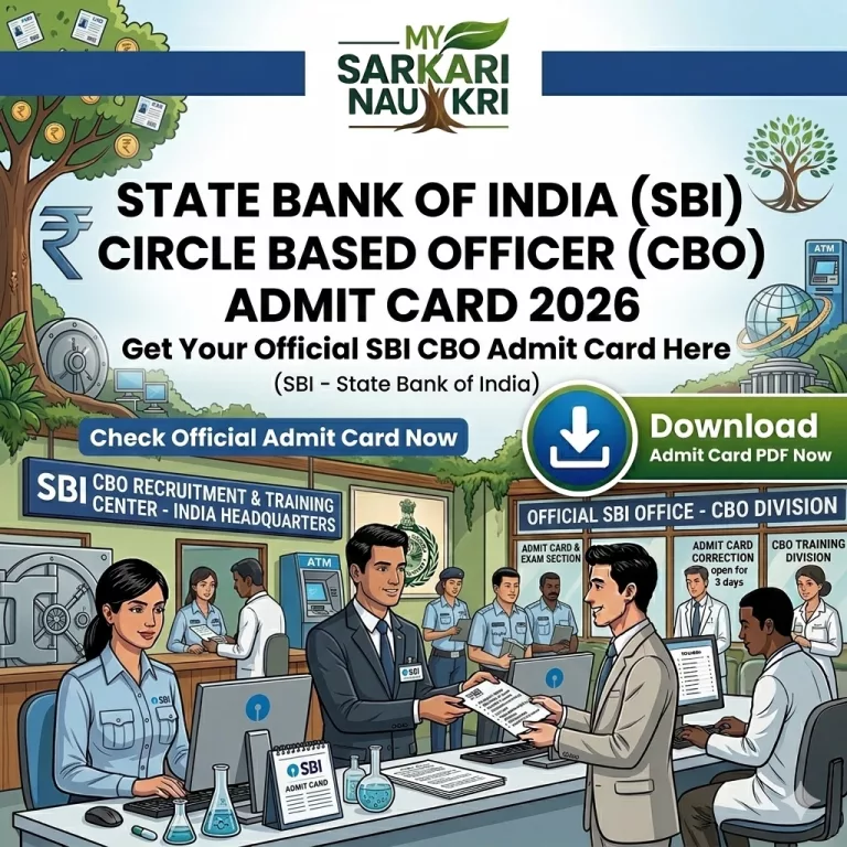 SBI CBO Admit Card 2026
