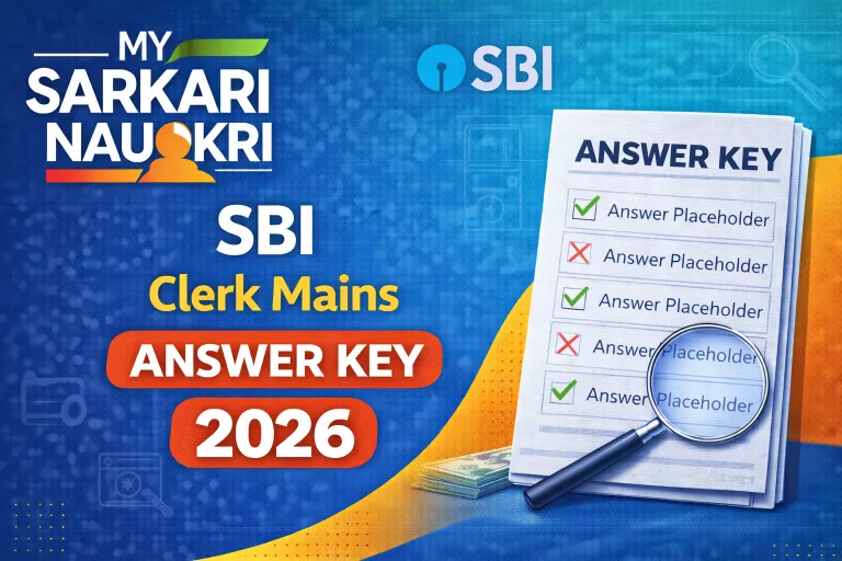 SBI Clerk Mains Answer Key 2026