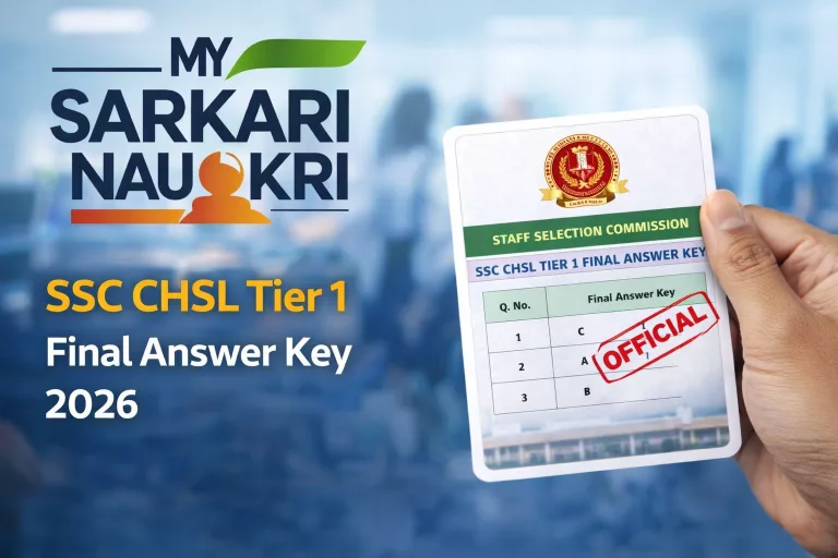 SSC CHSL Tier 1 Final Answer Key 2026