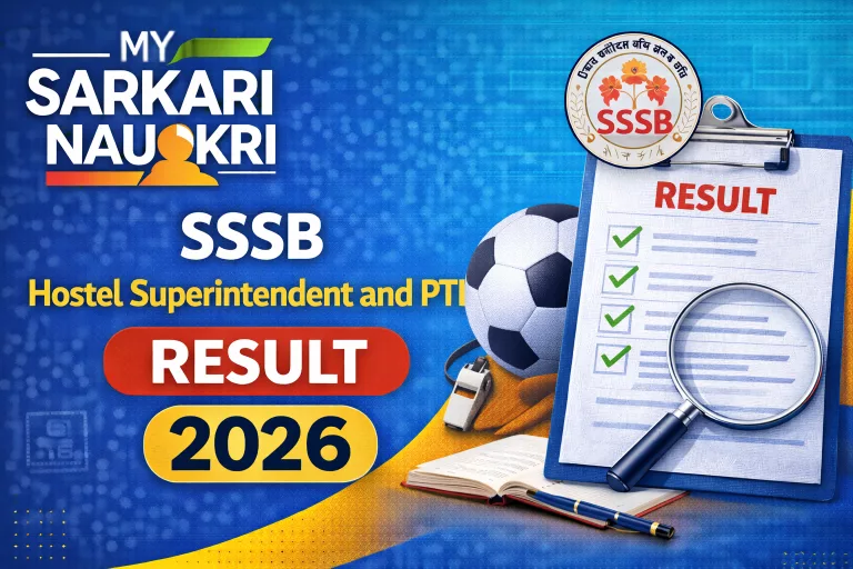 SSSB Hostel Superintendent and PTI Result 2026