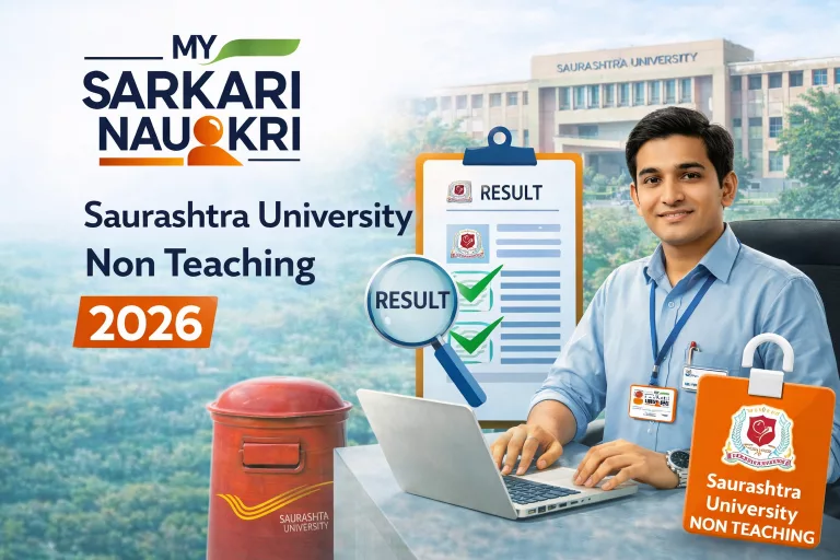 Saurashtra University Non Teaching Result 2026