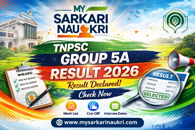 TNPSC Group 5A Result 2026