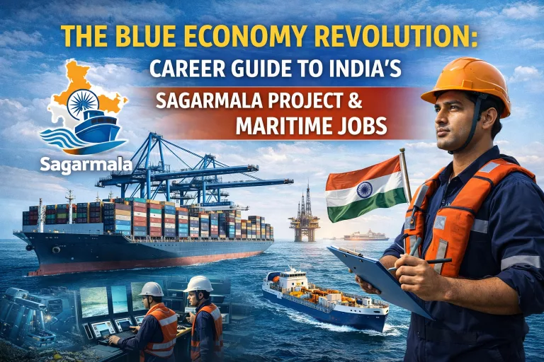 The Blue Economy Revolution: Career Guide to India’s Sagarmala Project & Maritime Jobs