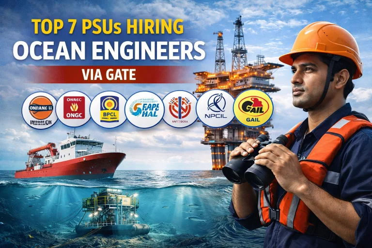 Top 7 PSUs Hiring Ocean Engineers