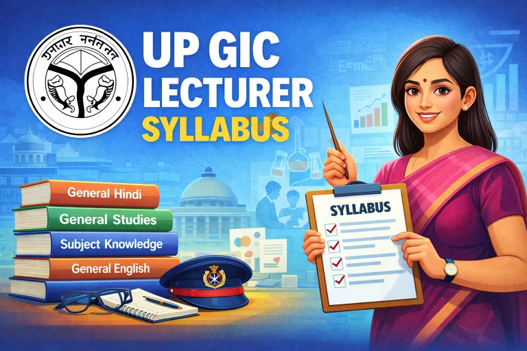 UP GIC Lecturer Syllabus