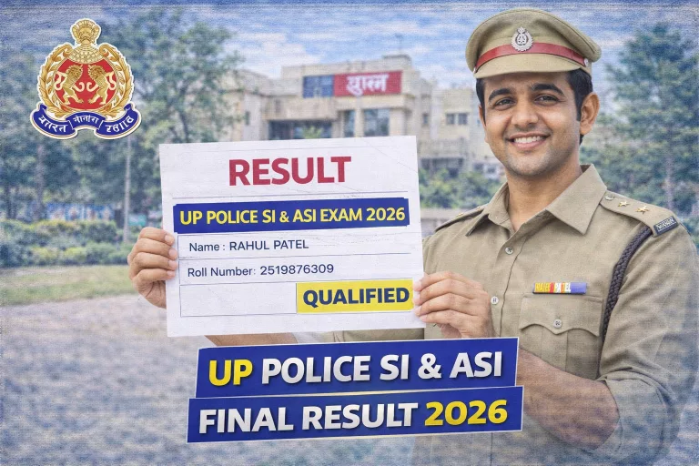 UP Police SI & ASI Final Result 2026