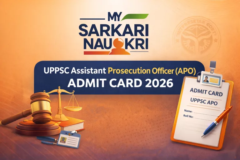 UPPSC Assistant Prosecution Officer (APO) Admit Card 2026