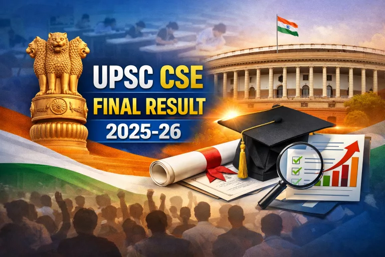UPSC CSE Final Result 2025-26