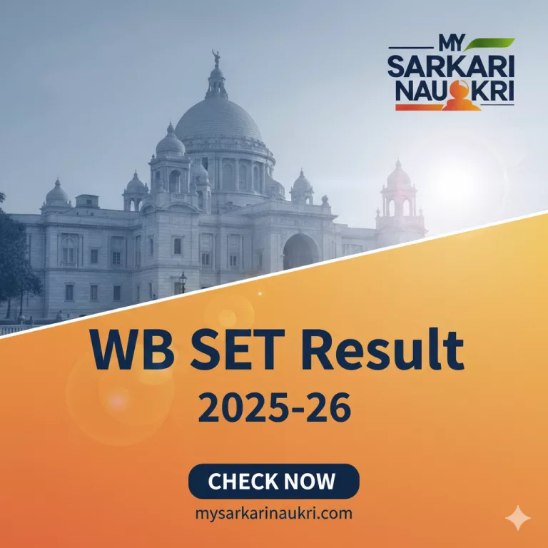 WB SET Result 2025-26