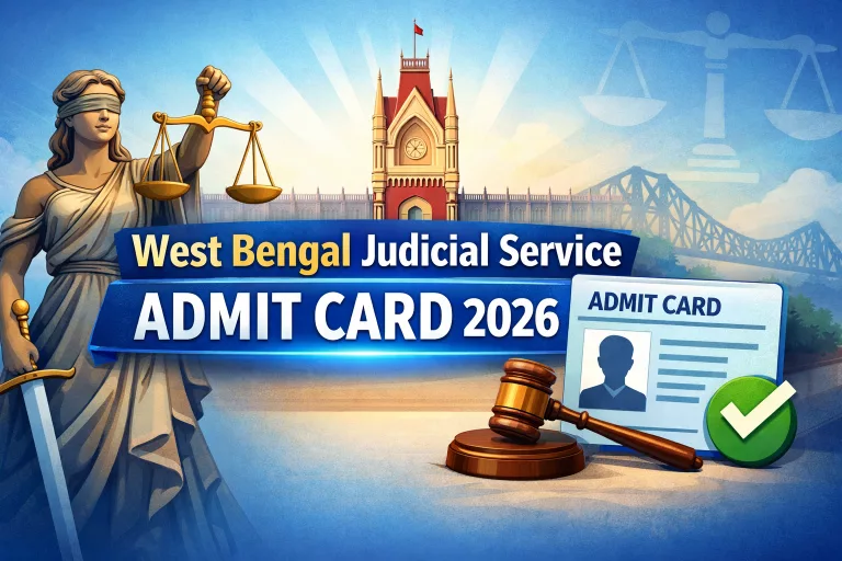 West Bengal Judicial Service Admit Card 2026