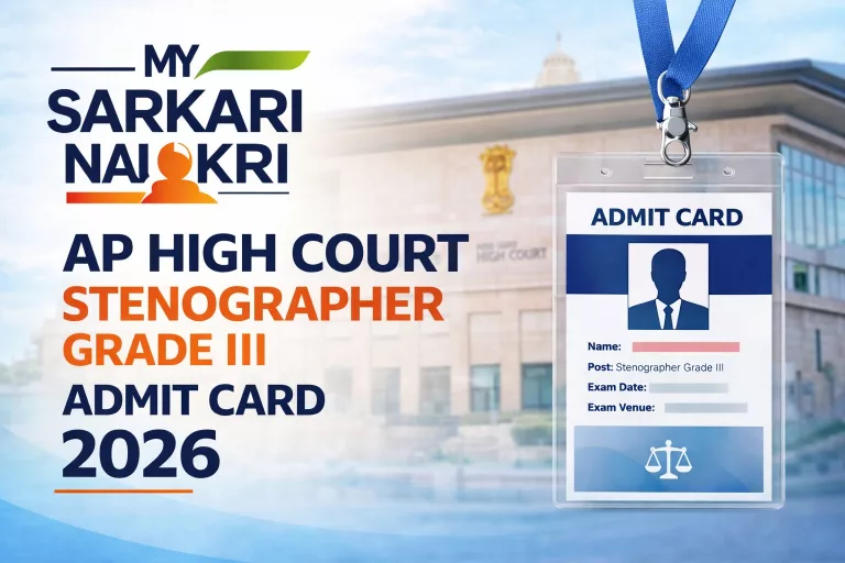 AP High Court Stenographer Grade III Admit Card 2026