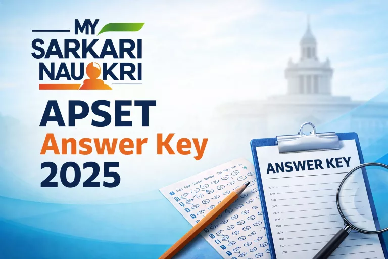 APSET Answer Key 2025