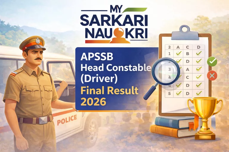 APSSB Head Constable (Driver) Final Result 2026
