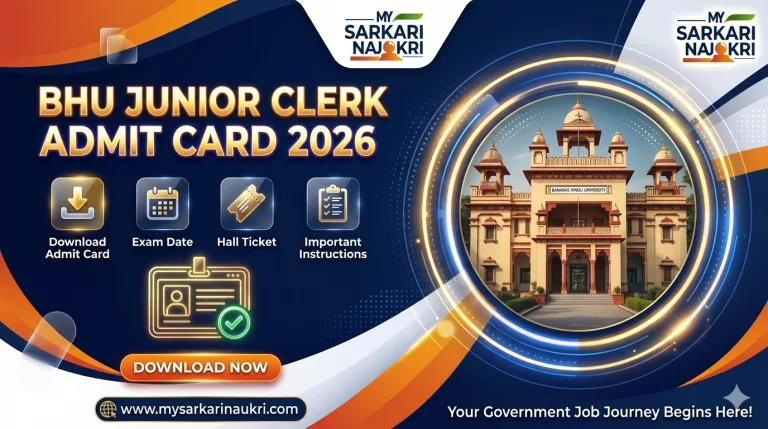 BHU Junior Clerk Admit Card 2026