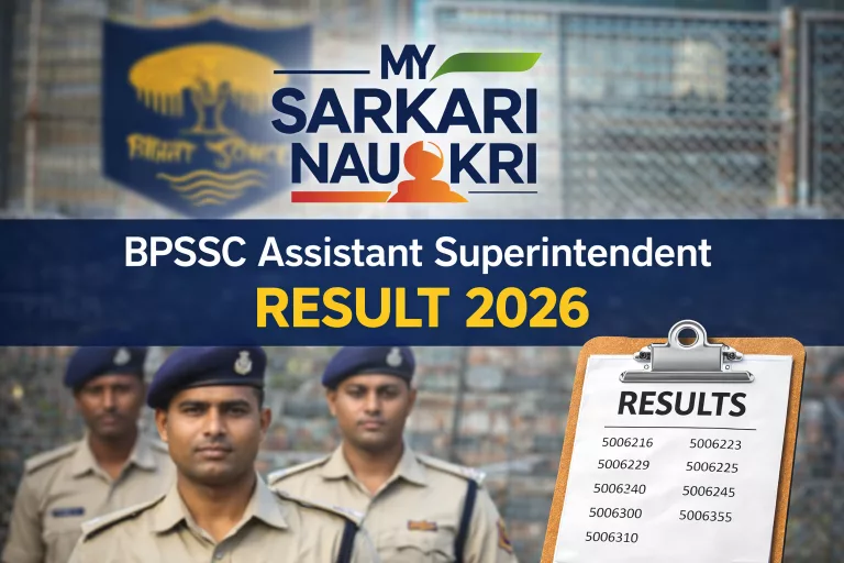 BPSSC Assistant Superintendent Result 2026