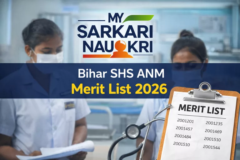 Bihar SHS ANM Merit List 2026