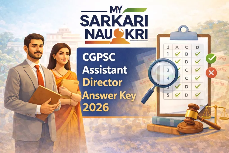 CGPSC Assistant Director Answer Key 2026