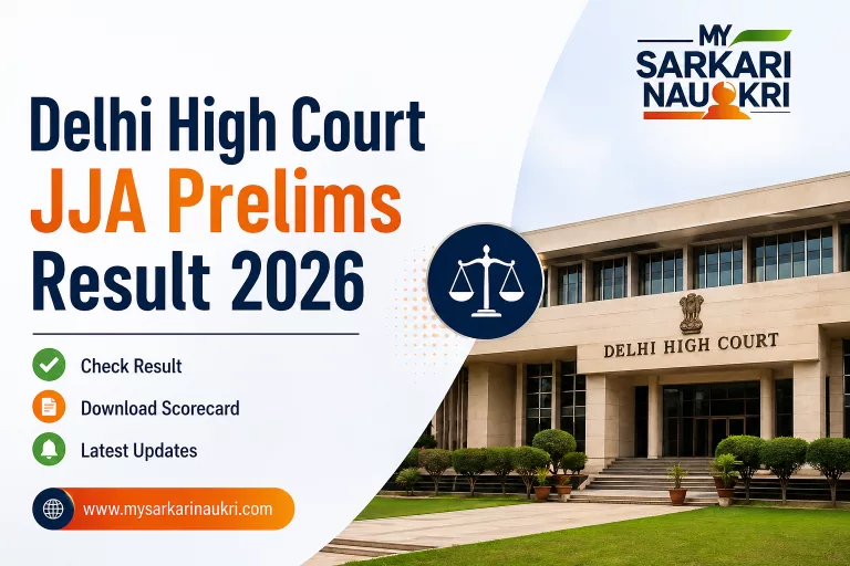 Delhi High Court JJA Prelims Result 2026