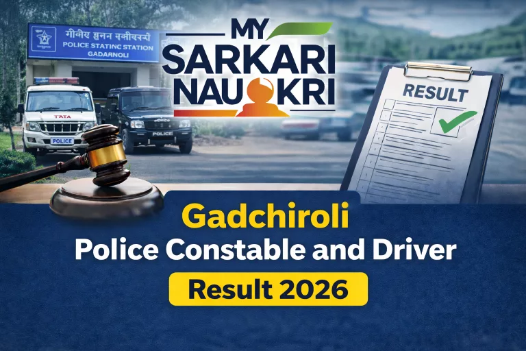 Gadchiroli Police Constable and Driver Result 2026