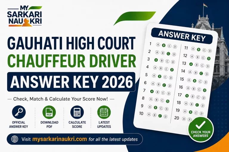 Gauhati High Court Chauffeur Driver Answer Key 2026