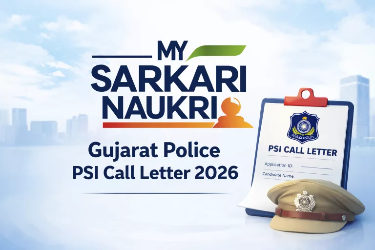 Gujarat Police PSI Call Letter 2026