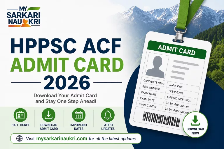 HPPSC ACF Admit Card 2026