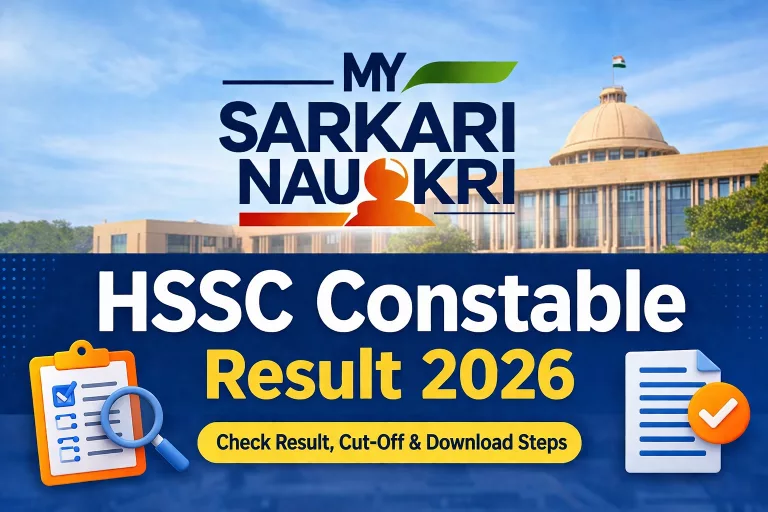 HSSC Constable Result 2026