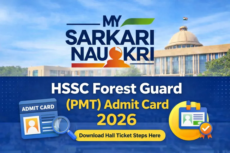 HSSC Constable Admit Card 2026