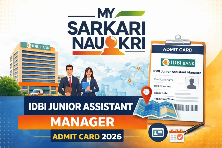 IDBI Junior Assistant Manager Admit Card 2026