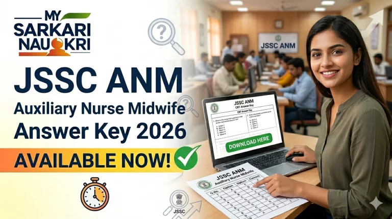 JSSC ANM Answer Key 2026