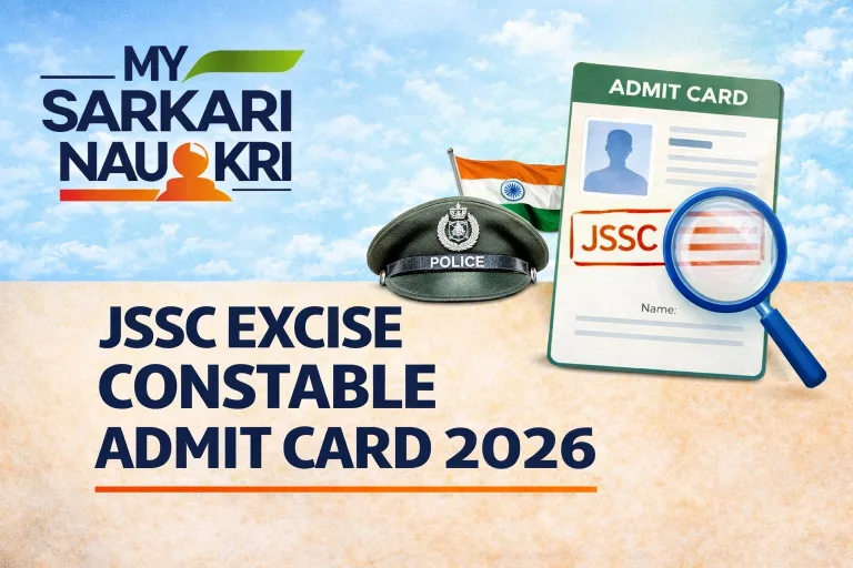 JSSC Excise Constable Admit Card 2026