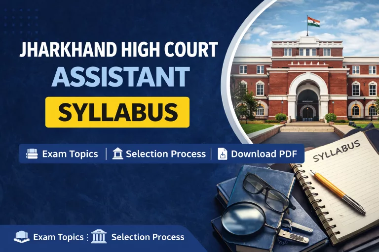 Jharkhand High Court Assistant Syllabus