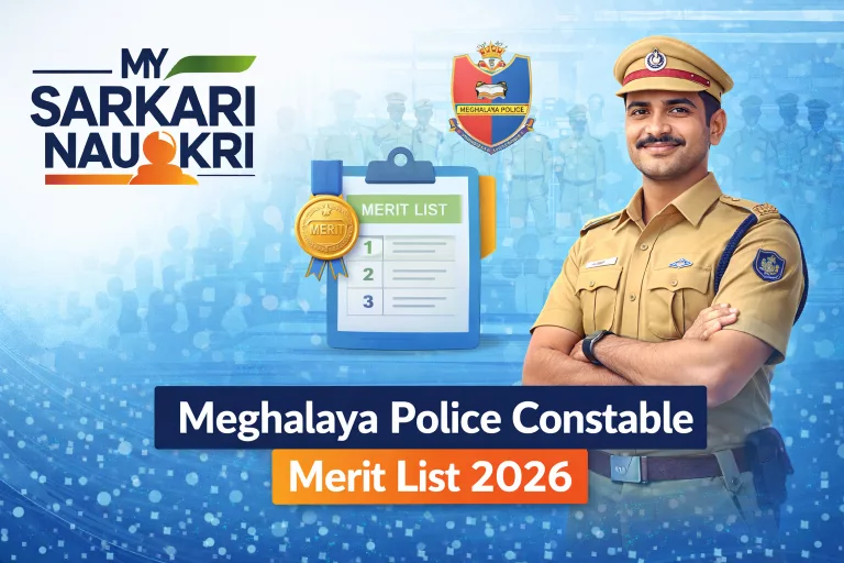 Meghalaya Police Constable Merit List 2026