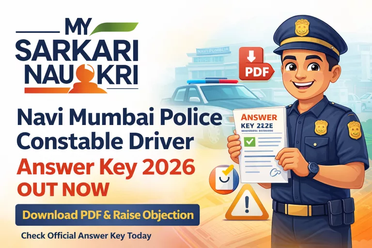 Navi Mumbai Police Constable Driver Answer Key 2026