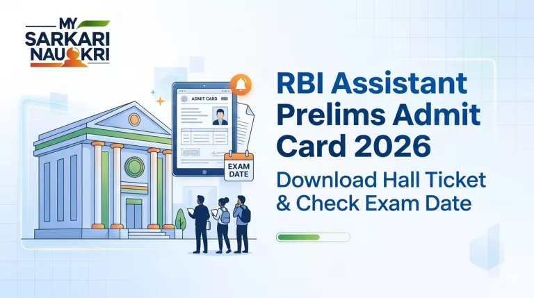 RBI Assistant Prelims Admit Card 2026
