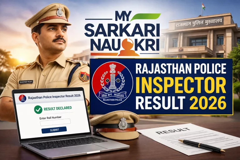 Rajasthan Police Inspector Result 2026