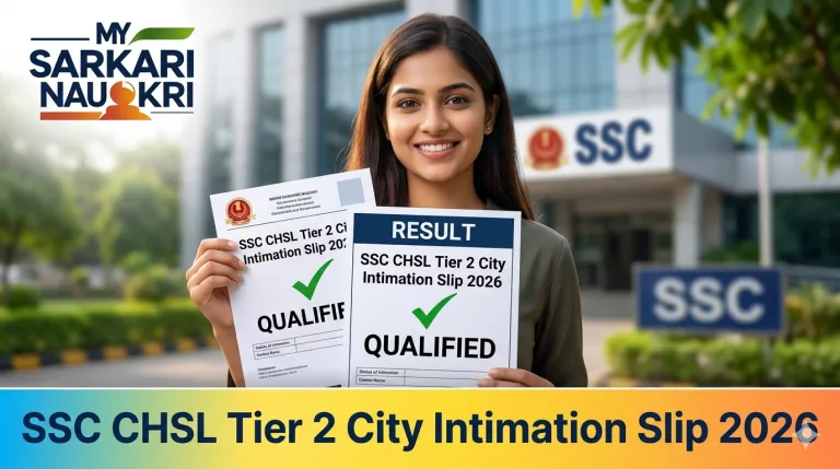SSC CHSL Tier 2 City Intimation Slip 2026