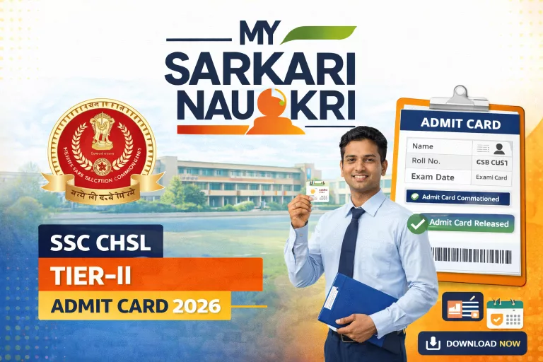 SSC CHSL Tier-II Admit Card 2026
