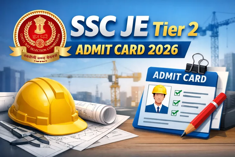 SSC JE Tier 2 Admit Card 2026