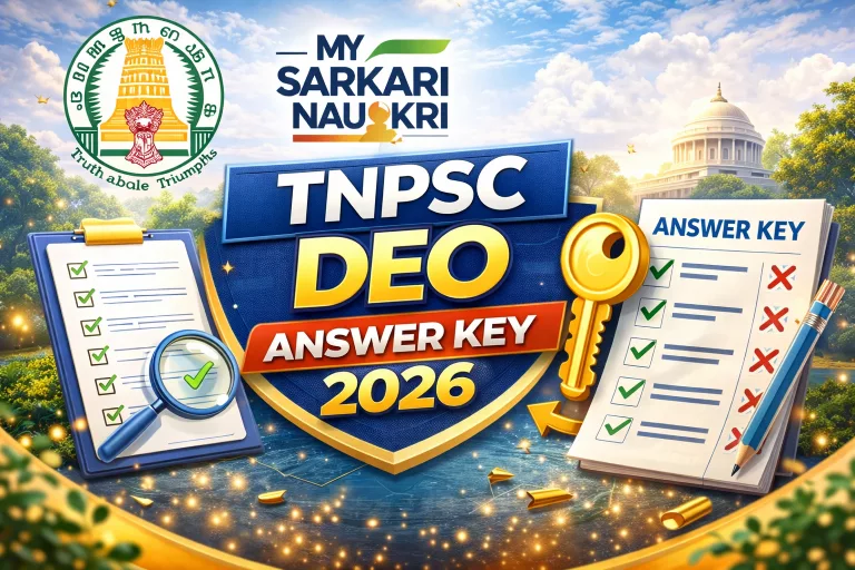 TNPSC DEO Answer Key 2026