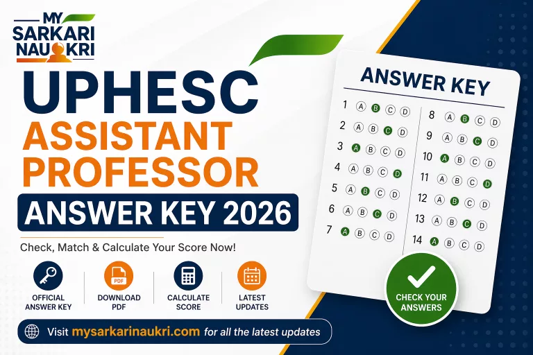 UPHESC Assistant Professor Answer Key 2026