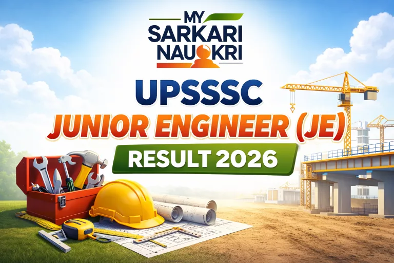 UPSSSC Junior Engineer (JE) Result 2026