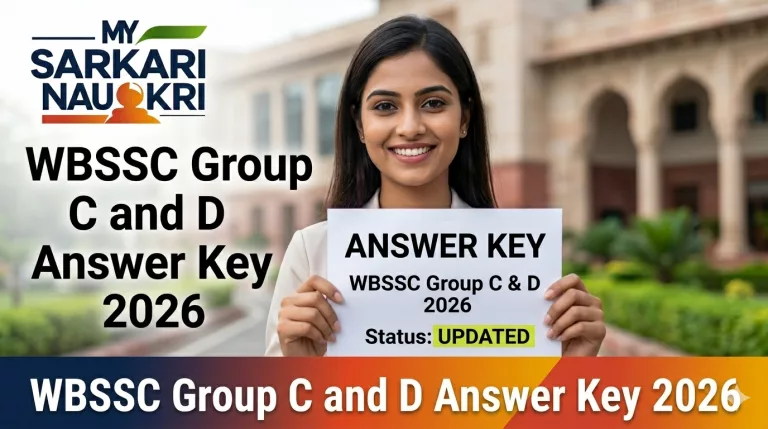 WBSSC Group C and Group D Answer Key 2026
