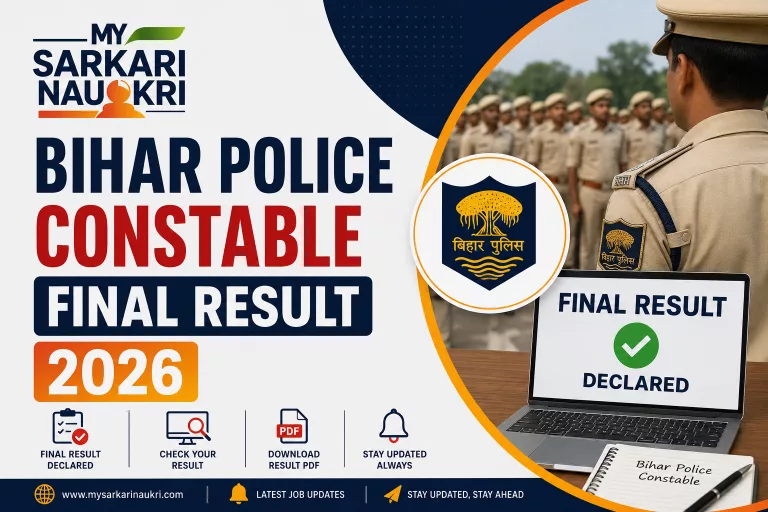 Bihar Police Constable Final Result 2026