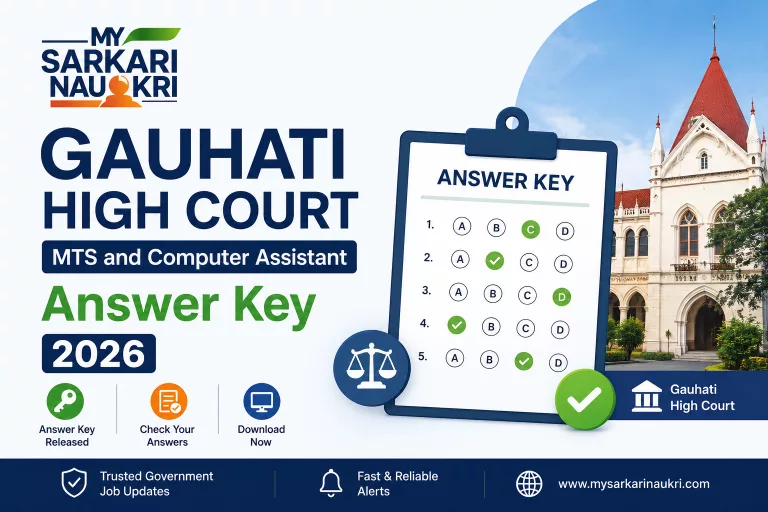 Gauhati High Court MTS and Computer Assistant Answer Key 2026