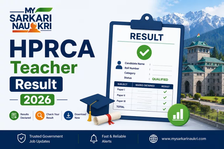 HPRCA Teacher Result 2026