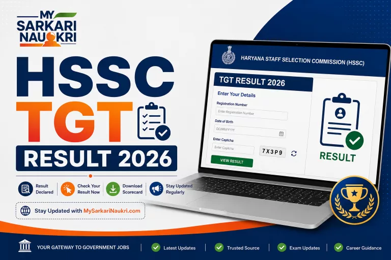 HSSC TGT Result 2026