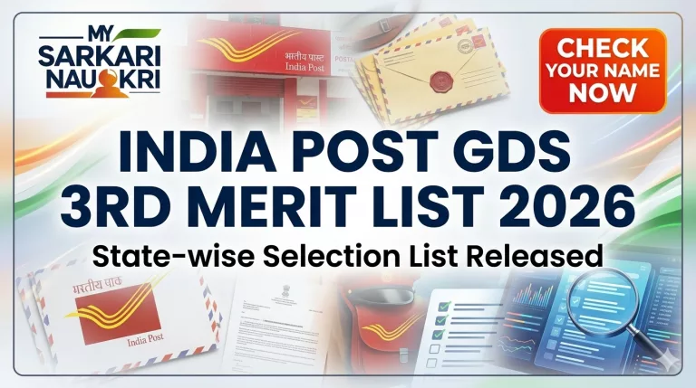 India Post GDS 3rd Merit List 2026