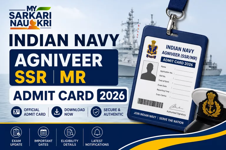 Indian Navy Agniveer SSR MR Admit Card 2026