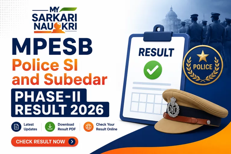MPESB Police SI and Subedar Phase-II Result 2026